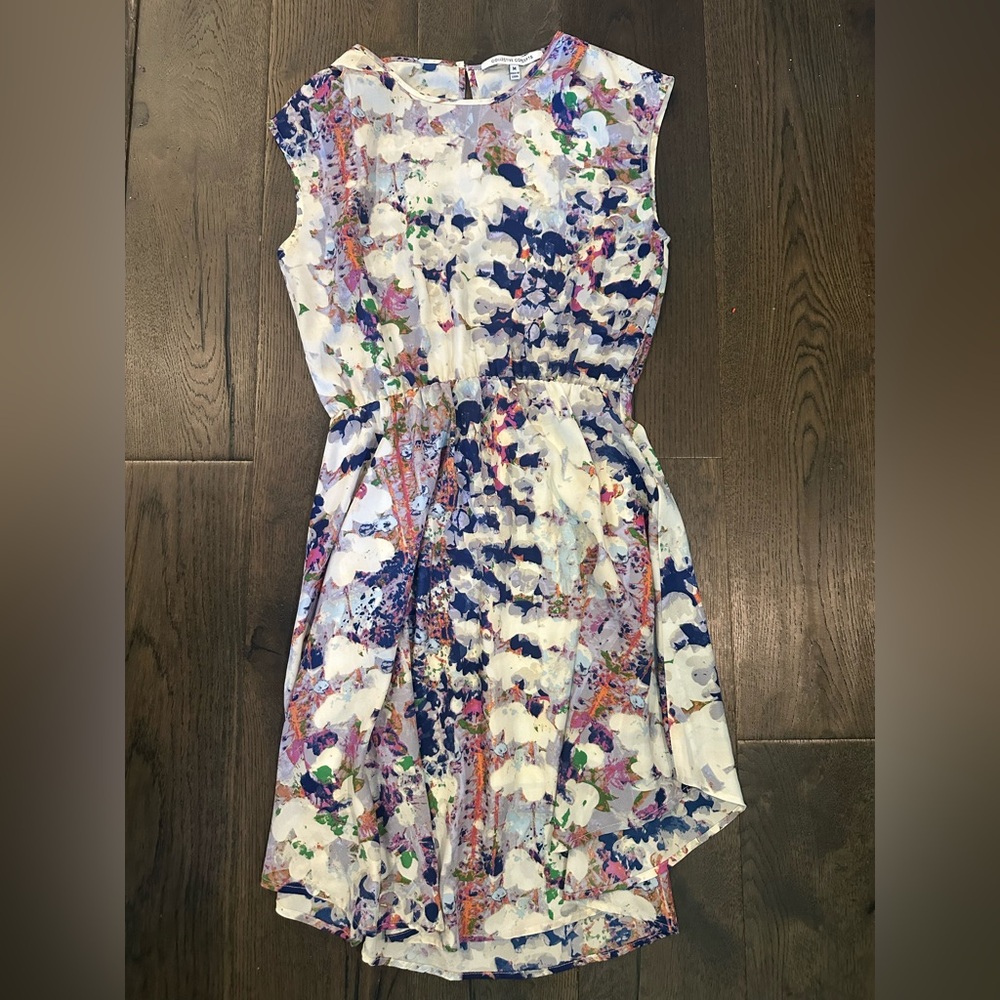 Abstract Floral Dress